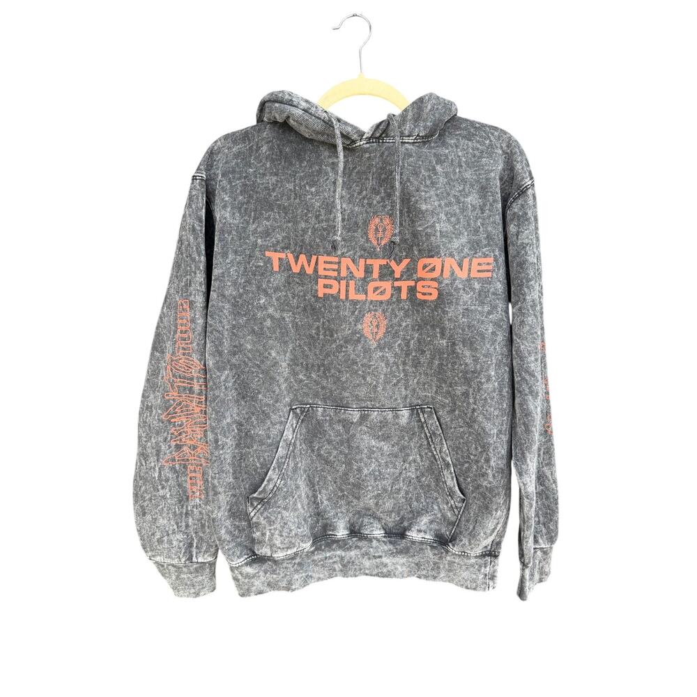 TWENTY ONE PILOTS Trench Vulture Mineral Wash Hoodie S